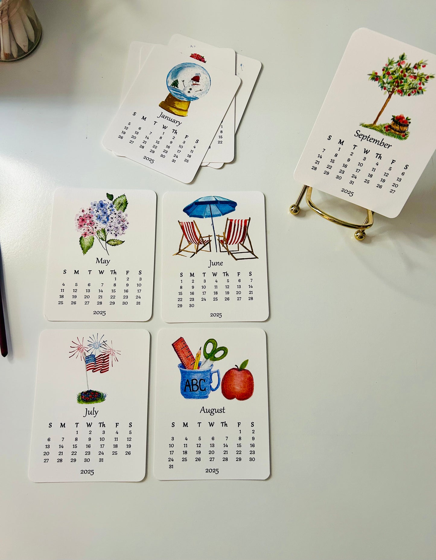 2025 Desk Calendar