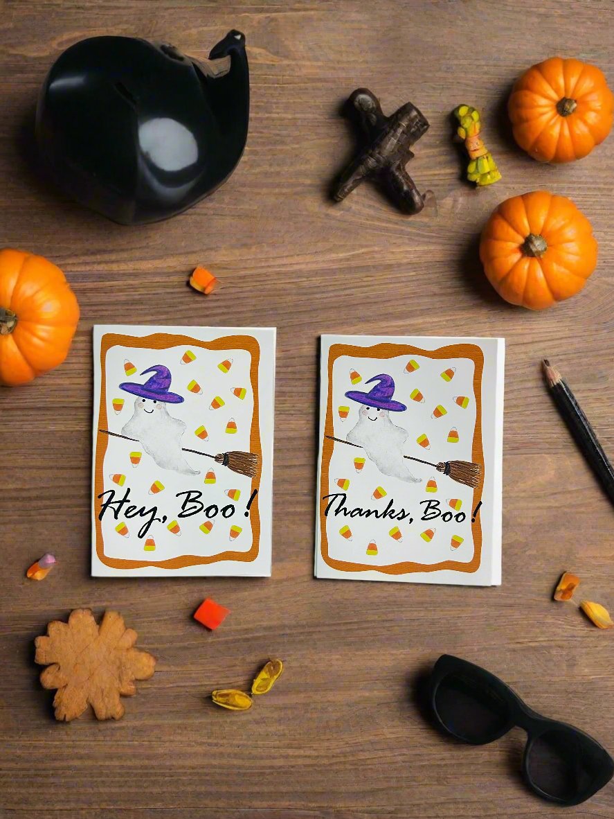 Halloween Thanks, Boo! Card