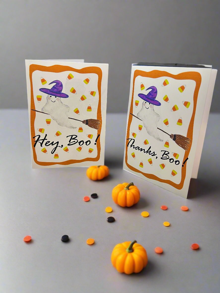 Halloween Thanks, Boo! Card