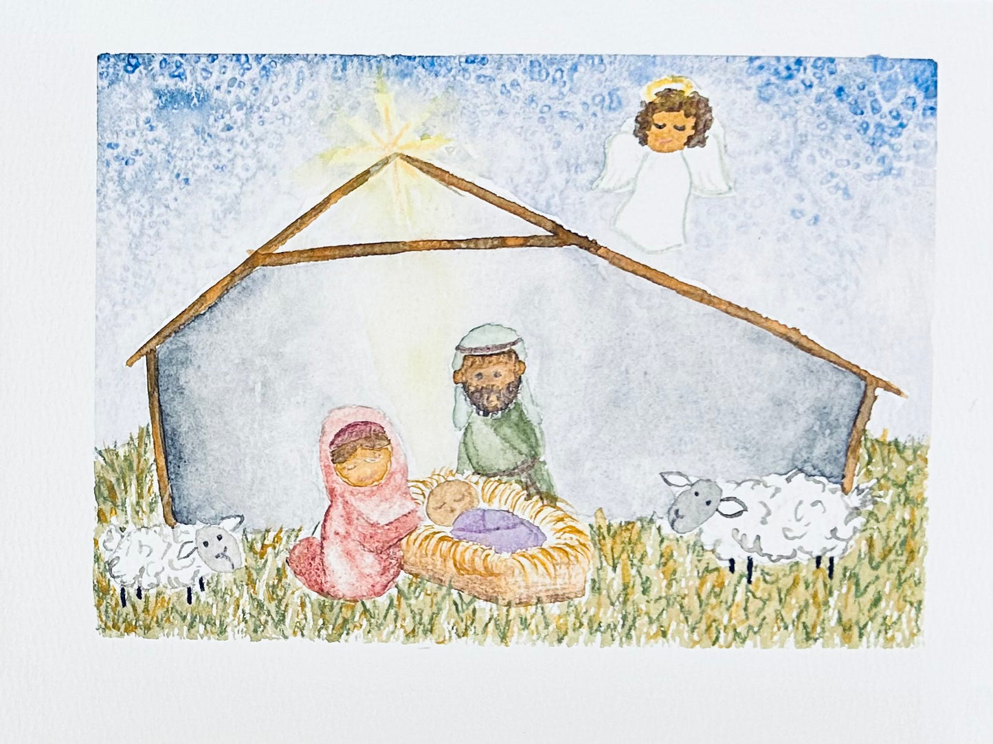 Nativity Christmas Card