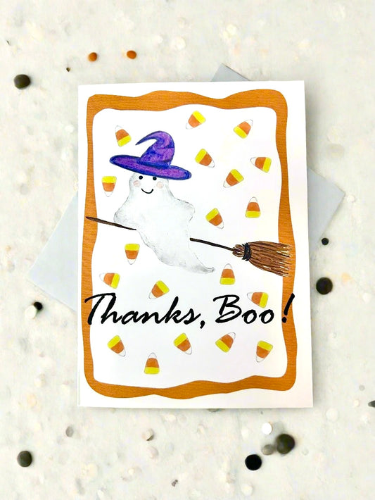 Halloween Thanks, Boo! Card