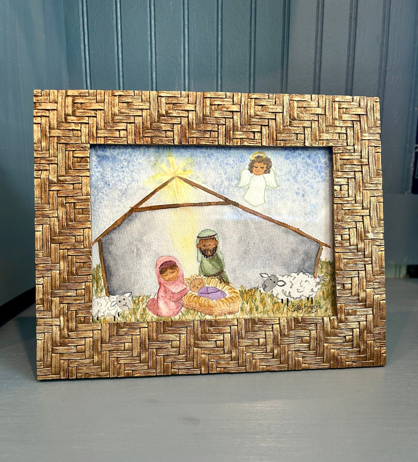 Nativity Christmas Card