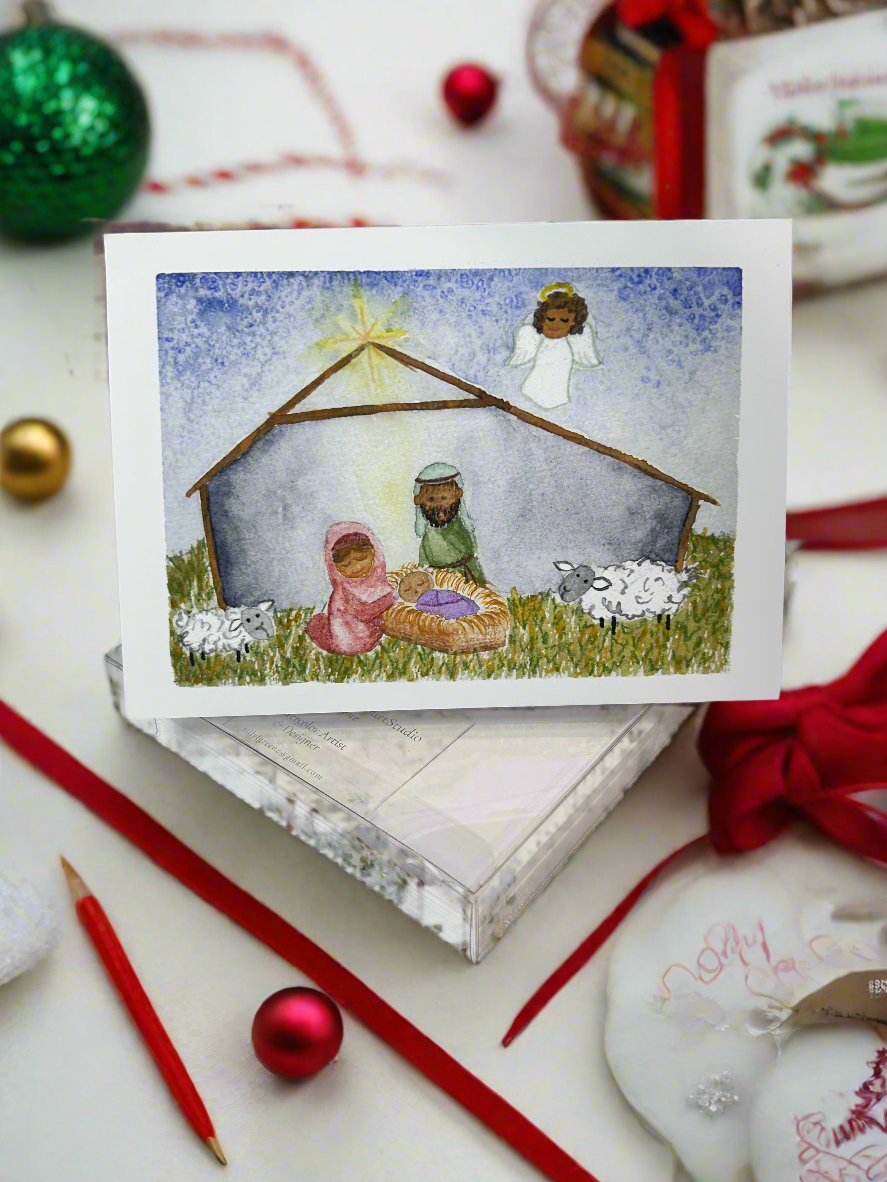 Nativity Christmas Card