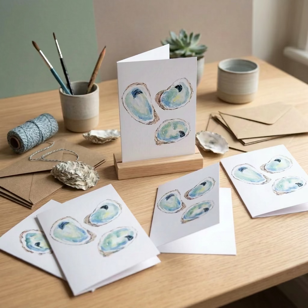 Oyster Greeting Card