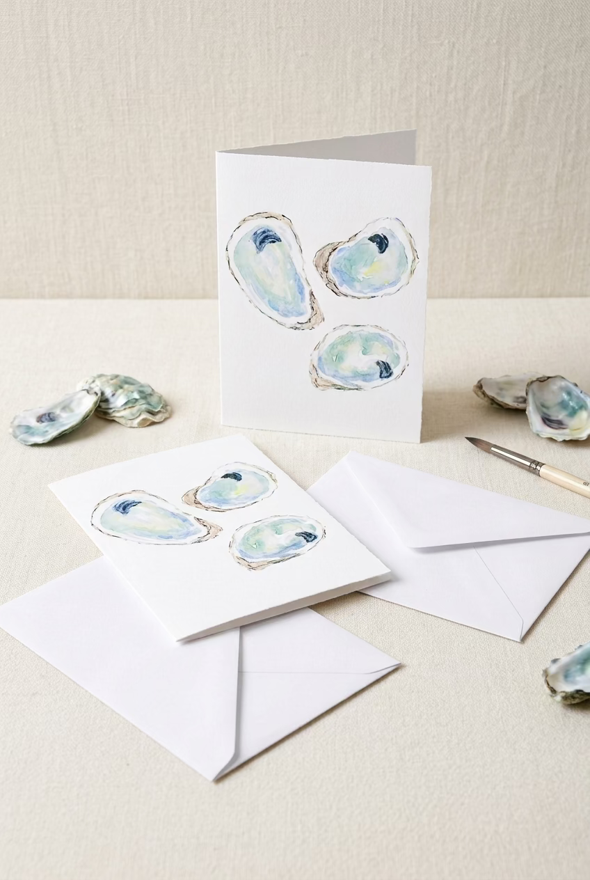 Oyster Greeting Card