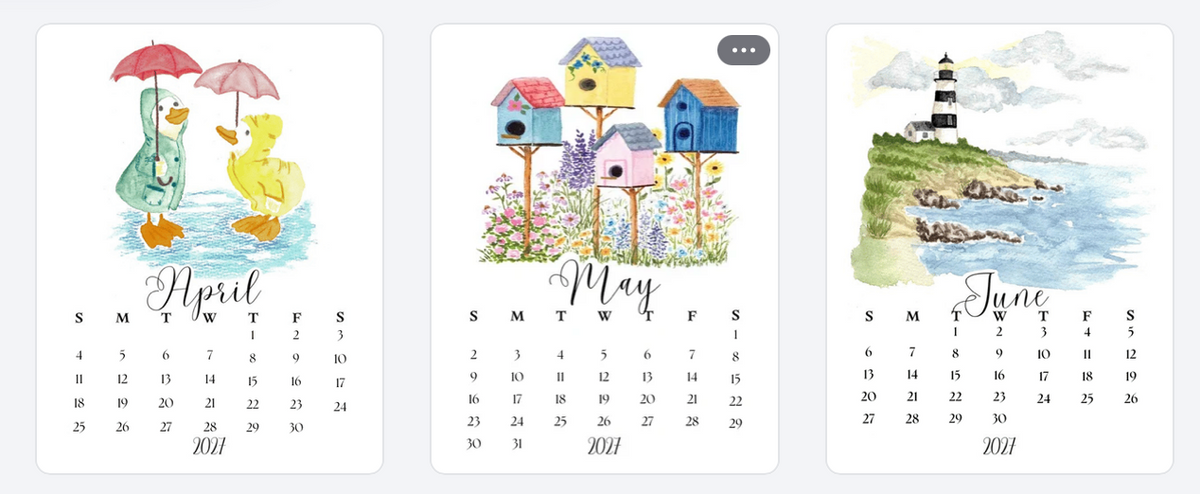 2027 Desk Calendar