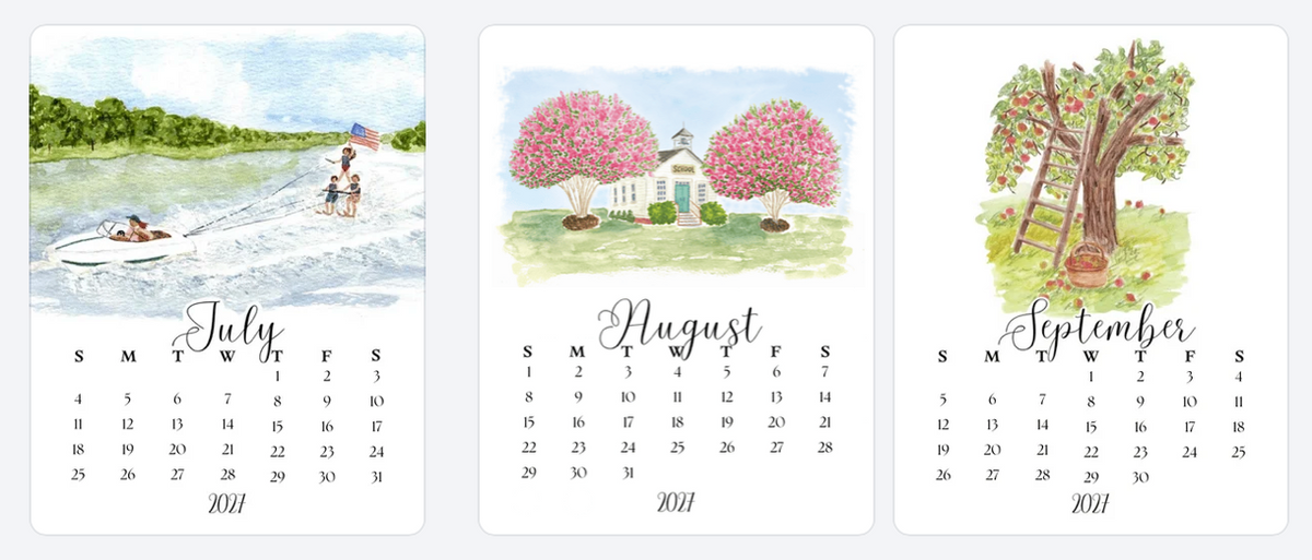2027 Desk Calendar